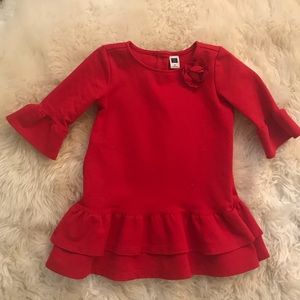 Janie & Jack red toddler dress